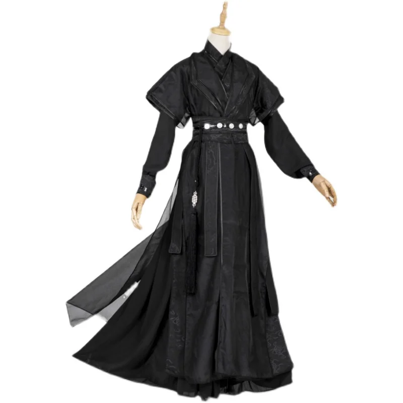 

Костюм для косплея Hanfu Tian Guan Ci Fu He Xuan Gu Yun из аниме, черный, китайский, костюм для Хэллоуина, карнавала, косплея, вечеринки, мужское платье