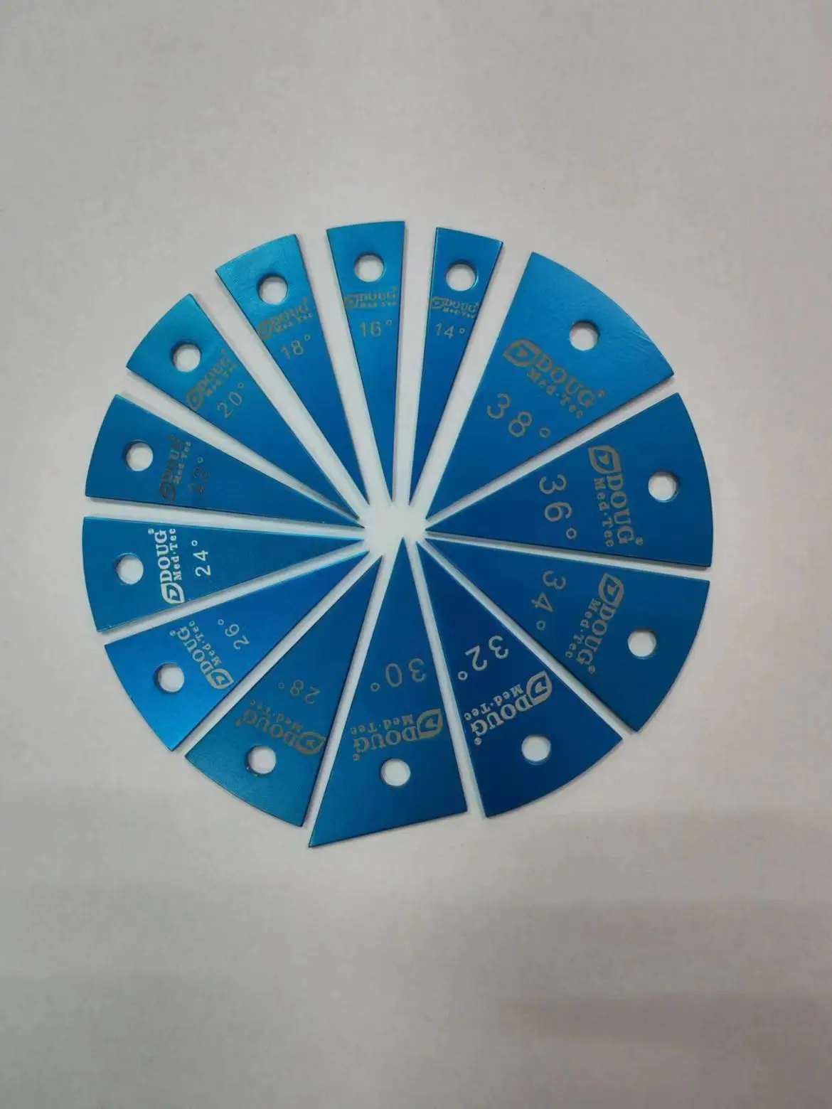 Pet Orthopedic Protractor Set 12PCS TPLO Dog Cat Clinic Tools Supplies
