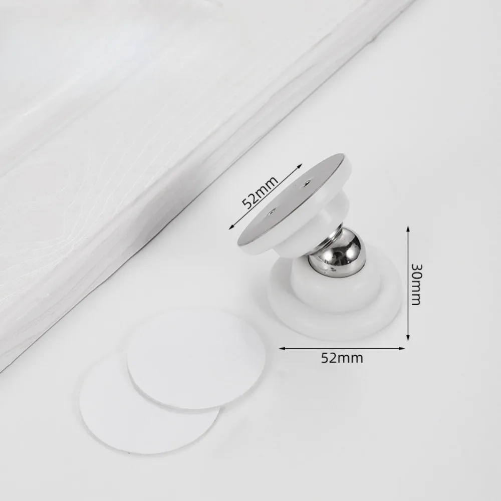 Magnetic Door Stopper Magnetic Door Suck Hotel Household Strong Magnetic Strong Mute Door Touch Silicone Anti-collision Stall Stopper 1 Pcs
