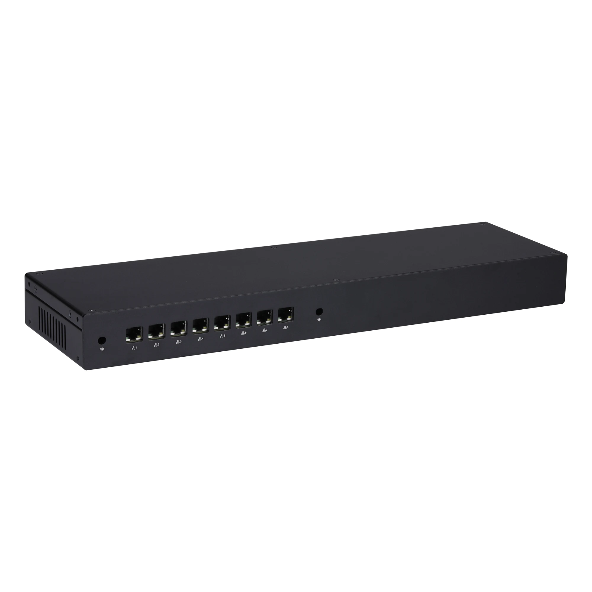 Qotom Mini PC Q1052GE Core i5-8260U Q1055GE i5-10210U 1U-Rack 8 Lan Ports Security Gateway Appliance AES-NI 5