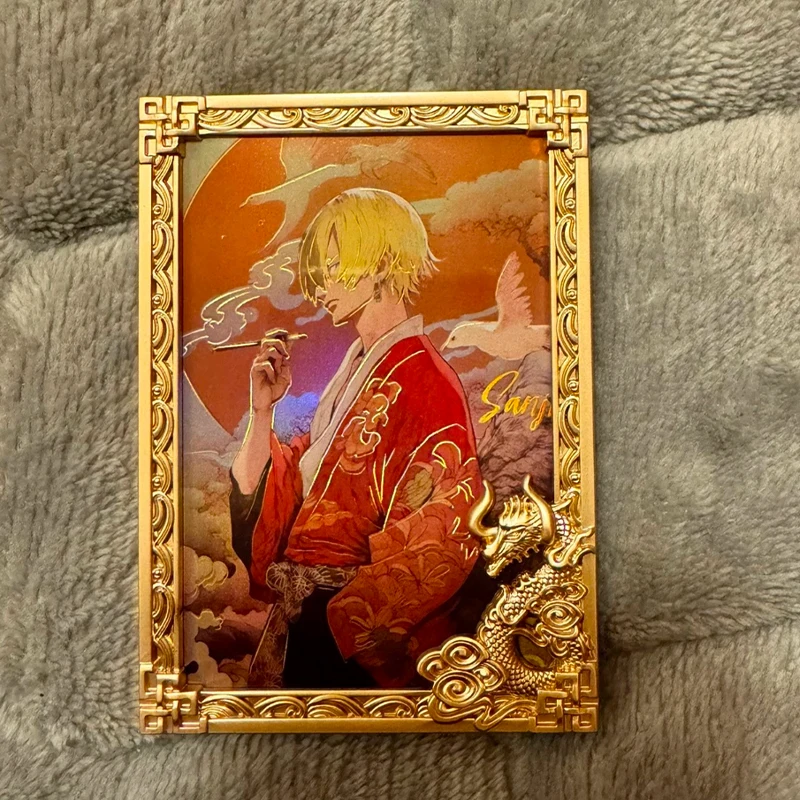 Anime ONE PIECE rare Embossed card Pearl frame card Shirahoshi Nefertari D. Vivi Christmas birthday gift Entertainment toys
