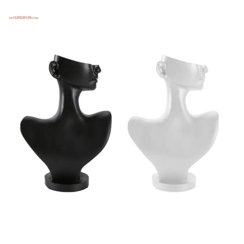 

Tabletop Resin Jewelry Display Stand Small Necklace & Earring Displays Mannequin Jewelry Display Bust