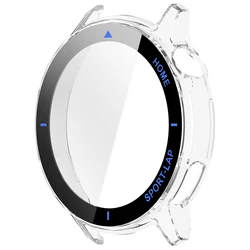 Enhanced Protective Case and Tempered Glass Screen Cover for Huawei Watch GT Runner 2 (Clean blue)
