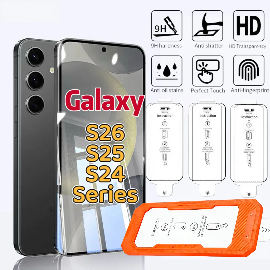 Premium HD Full Coverage Screen Protector, 3-Pack, Bubble-Free & Dust-Proof, Easy Installation