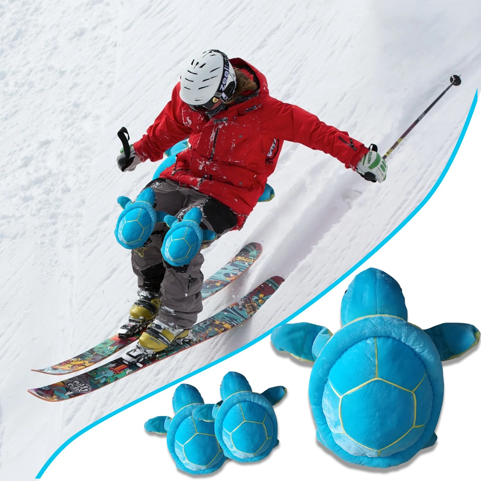 behandeling escaleren Romantiek Volwassen Kinderen Ski Apparatuur Schildpad Snowboard Bescherming Ski  Snowboard Hip Bescherming Leuke Cartoon Heup Knie Pad Ondersteuning| | -  AliExpress