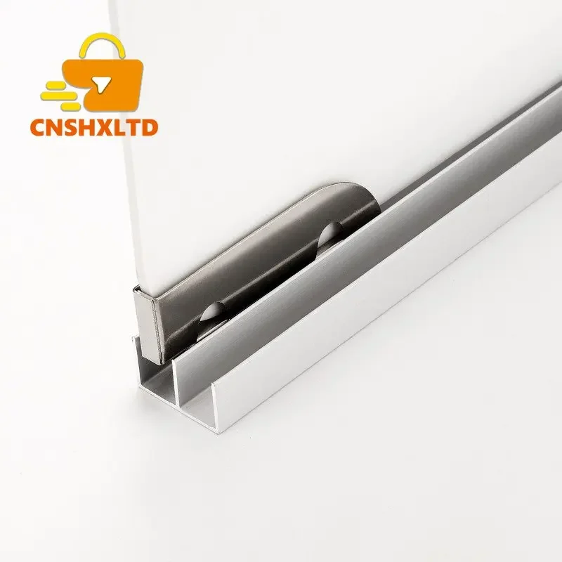 8pc Stainless Steel Pulley 5mm Glass Sliding Door Wheel Clamp Track Roller Runner for Display Cabinet Mobile Counter Repair Part