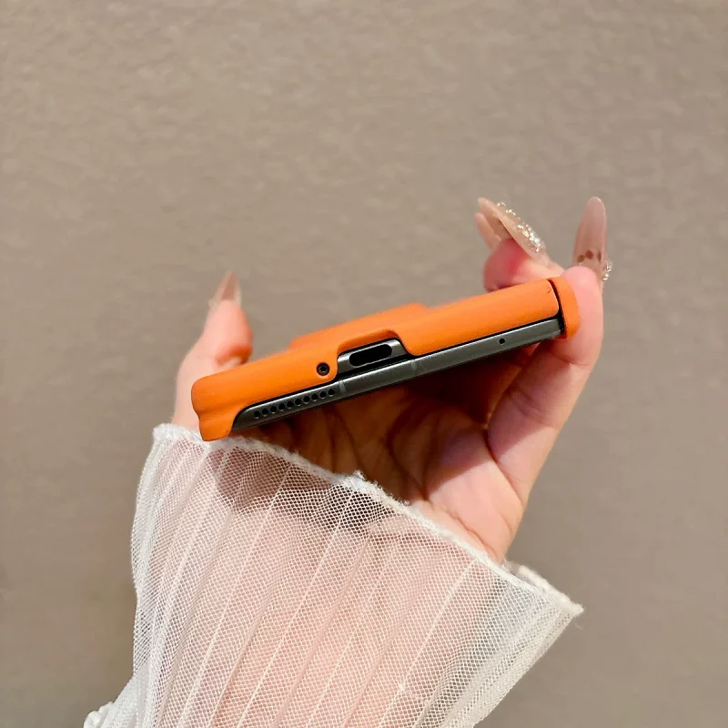 Matte PU Leather Hinge Protection Cover