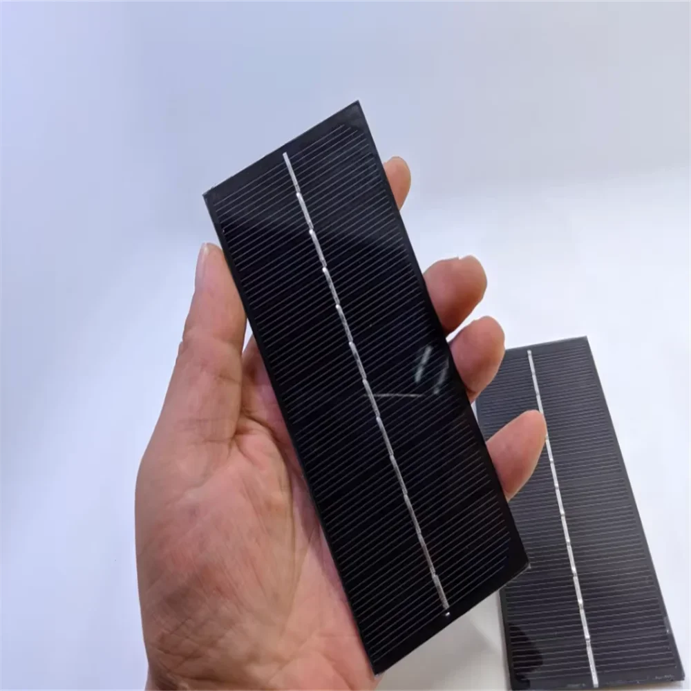 1W Mini Solar Module System DIY Battery Dropping Board PET Portable 6V Mobile Outdoor Travel Charger Power Supply 200MA