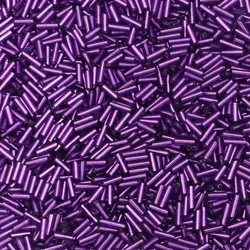 Vibrant Glass Seed Beads for Jewelry Crafting - 10g Pack (Deep Purple)