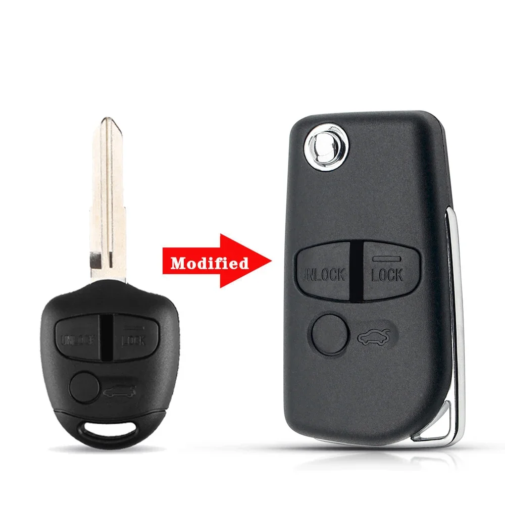 Gemodificeerde 2/3 Knoppen 433MHz Flip Auto Afstandsbediening Sleutel MIT8/MIT11 Blade, voor Mitsubishi Outlander Pajero Triton ASX Lancer Shogun, 2 Knoppen MIT11 Gemodificeerde 2/3 Knoppen 433MHz Flip Auto Afstandsbediening Sleutel MIT8/MIT11 Blade, voor Mitsubishi Outlander Pajero Triton ASX Lancer Shogun, 2 Knoppen MIT11