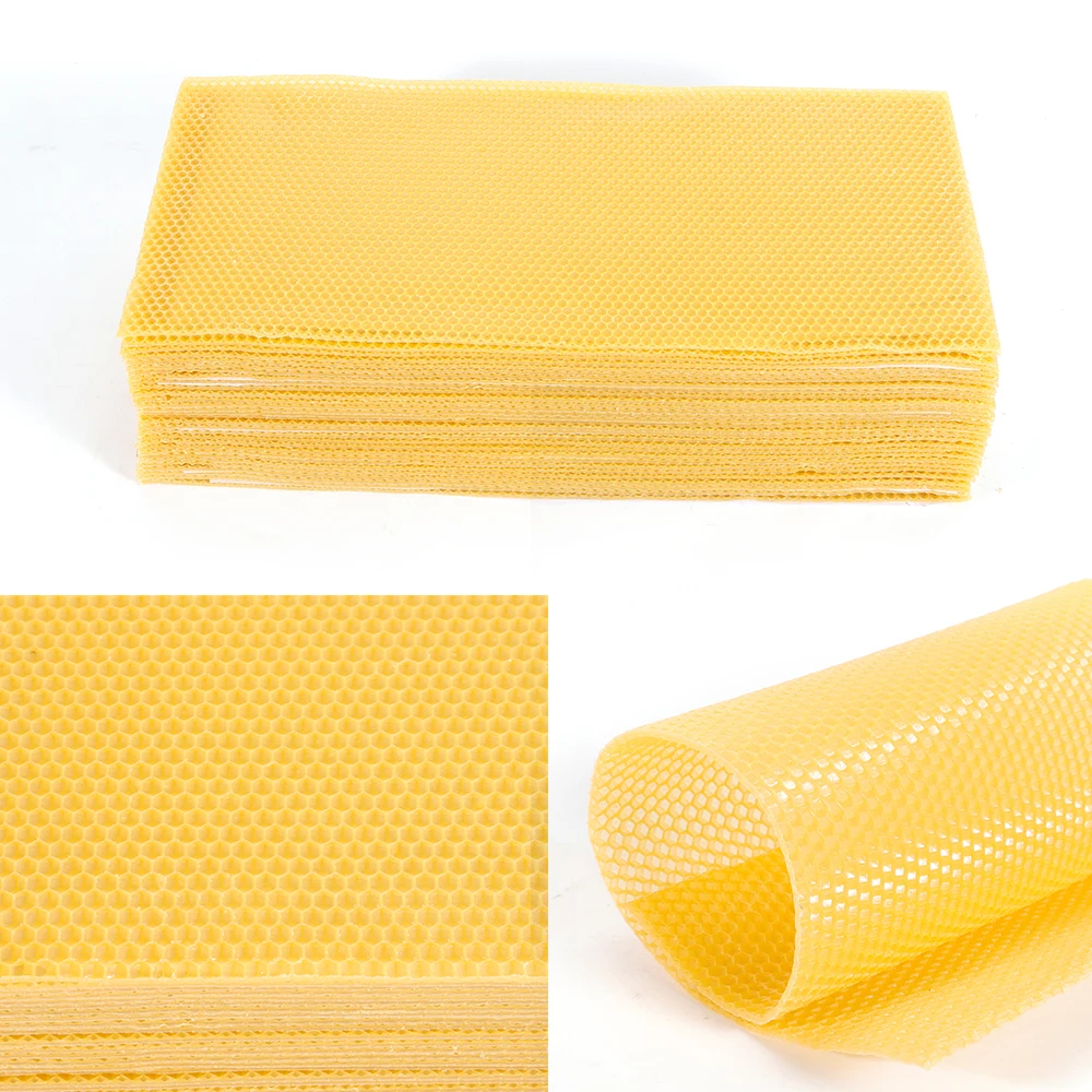 30*Bee Hive Foundations Beehive Frames Waxing Beekeeping Equipment Tool