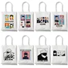 Jujutsu Kaisen Shoulder Bags Fashion Anime Printed Tote Handbag Canvas Girl Environmental Large Capacity Portable Shopping Bag 1