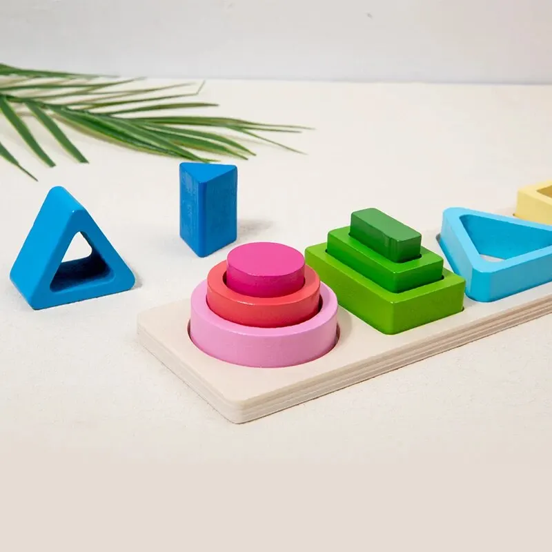 Montessori Wooden Sorting Stacking Toy 5