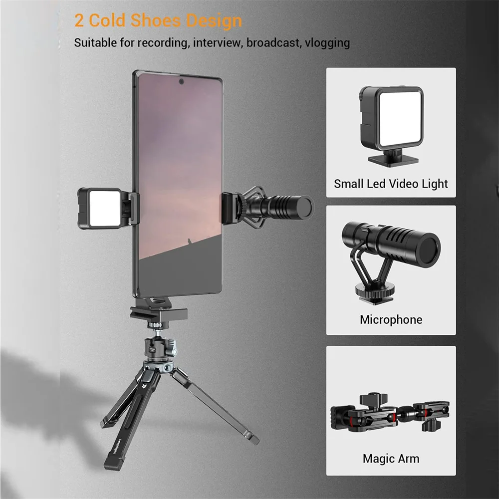 cold shoe vertical iphone tripod