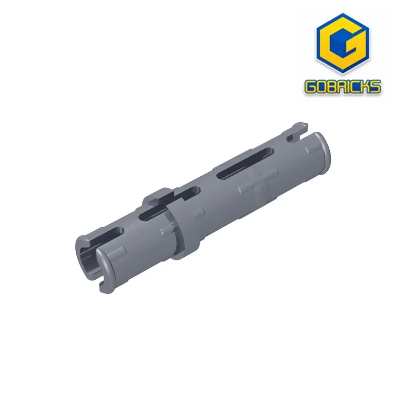 

Gobricks GDS-888 Technical, Pin 3L with Friction Ridges Lengthwise compatible with lego 6558 pieces of children's DIY