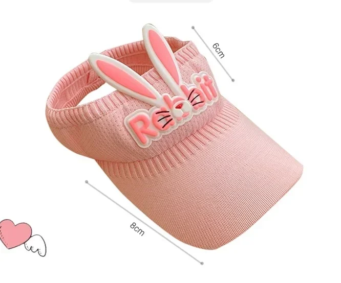 Kids Sun Hats Children Summer Visors Cute Rabbit Wings Bunny Hat Summer Hat for Kids Boys Girls Hats 3-12years Old sun hat sun protection hat