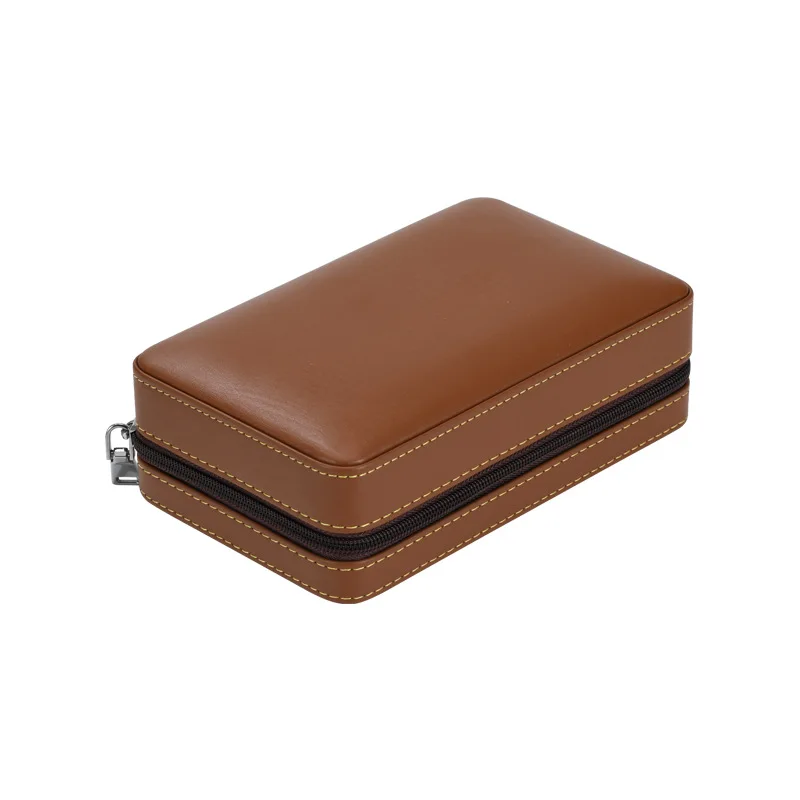 Cigar Travel Case Cutter Lighter  Cigar Leather Case Cutter - Luxury  Leather Box - Aliexpress
