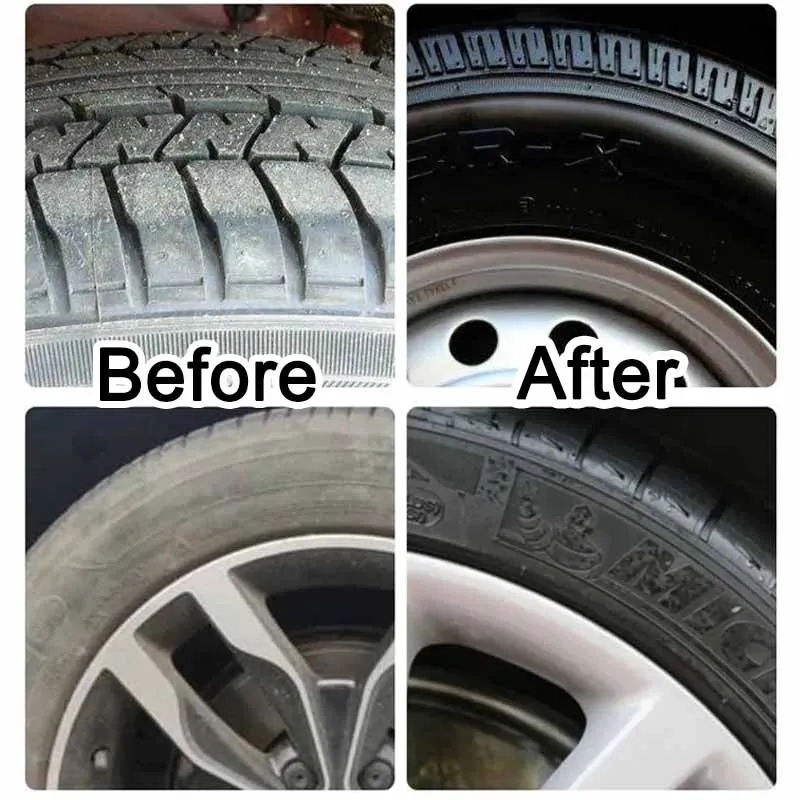 Car Wheel Tire Wash Cleaning Brush Rim Scrubber Cleaner Duster Handle Tyre Cleaning Detailing Tools