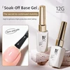 RS NAIL 12ml Crystal Top Coat Base Gel Nail Polish Reinforced Gel Transparent Soak Off Semi Permanent Nail Art Gel For Manicure 3