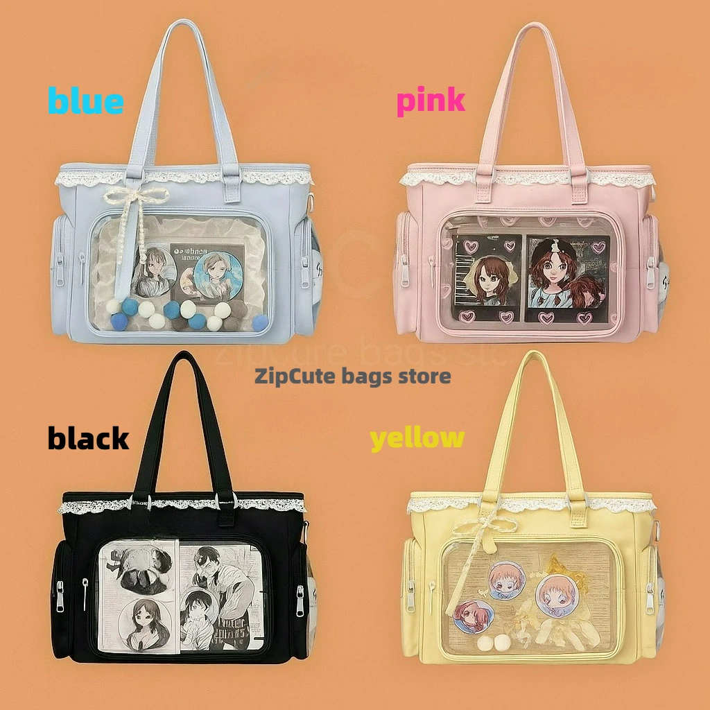 ballet girl large appetite itabag japanese two dimension single shoulder crossbody bag gift for friends women's handbag Ballet Girl Large Appetite Itabag Japanese Two-Dimension Single Shoulder Crossbody Bag Gift For Friends Women'S Handbag 1