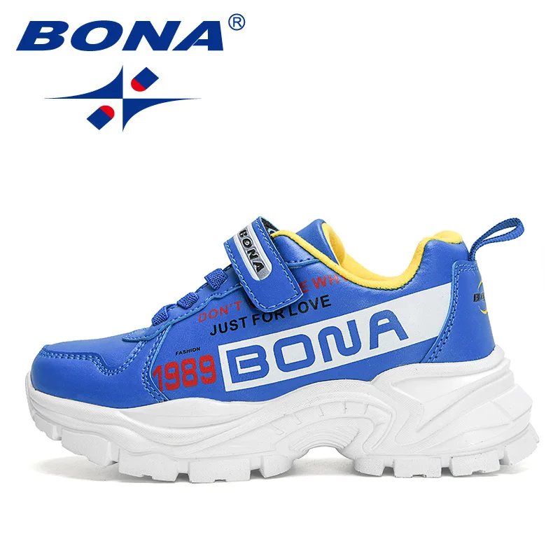 BONA 2022 Ż纹 ȭ ҳ Chunky Sneakers ⼺ ȭ ҳ ĳ־ ŷ Ź Children Comfy