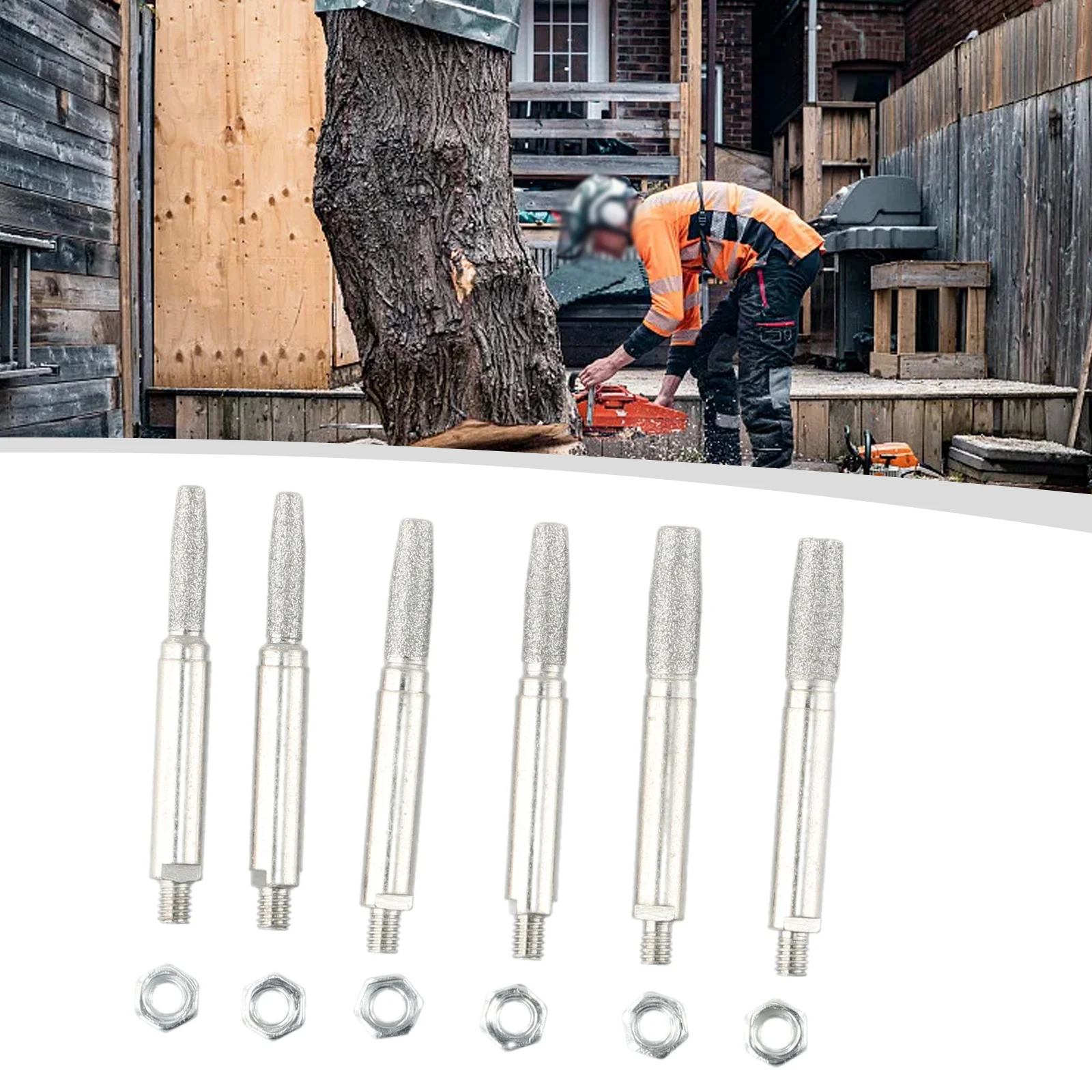 

Practical Replacement High-Quality Materials New Durable Grinding Head 50mm / 1.96Inch 6pcs Diamond Portable Set