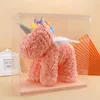 Eternal Rose Unicorns With Box Artificial PE Flower Wing Crown Veil Unicorns Valentine's Day Girl Friend Women Mother's Day Gift 2
