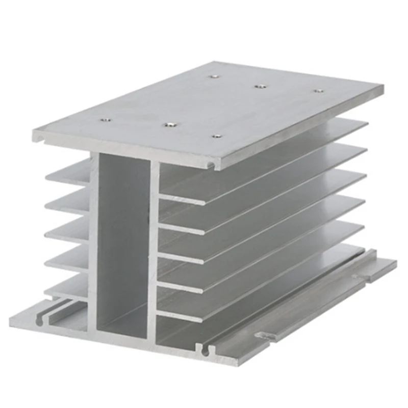 

NEW-SSR Single-Phase Solid State Relay Radiator 80X100x200mm Aluminum Solid State Relay Radiator