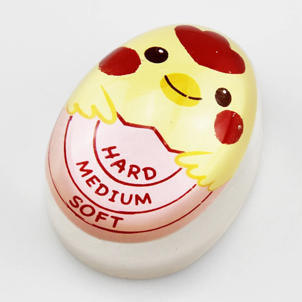 2pcs Color Changing Plastic Boiled Egg Alarm Timer Cute Eggs Digital Timer Mini Egg Boiling Cooking Tools Kitchen Gadgets