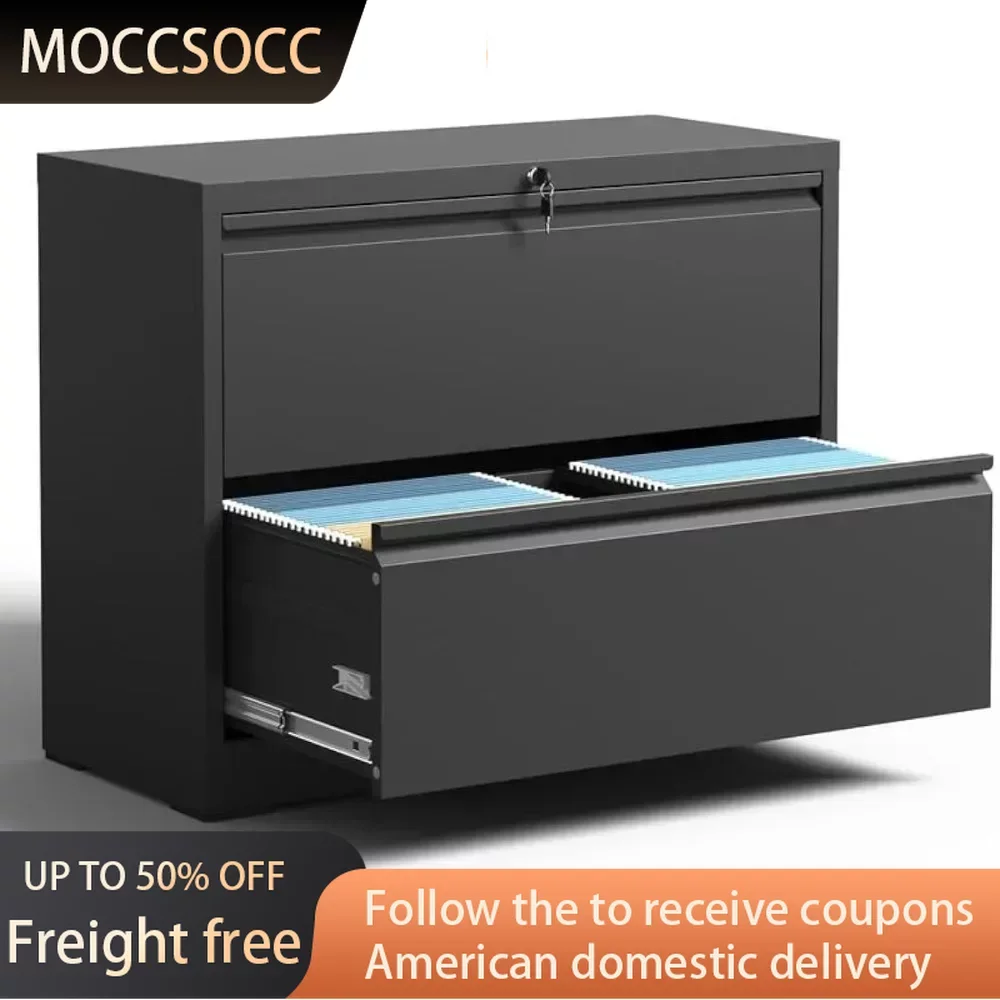 

Lateral File Cabinet With Lock Folder Metal File Cabinets for Home Office Legal/Letter A4 Size Freight Free Document Organizer