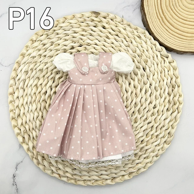 12 Inch Toys Bjd Anime Doll Dollhouse Accessories Kids Girls Skirt Hat Headdress With Clothes 30 CM 4 To 16 Years Dress Up Gifts - P-16 clothes, 30 cm