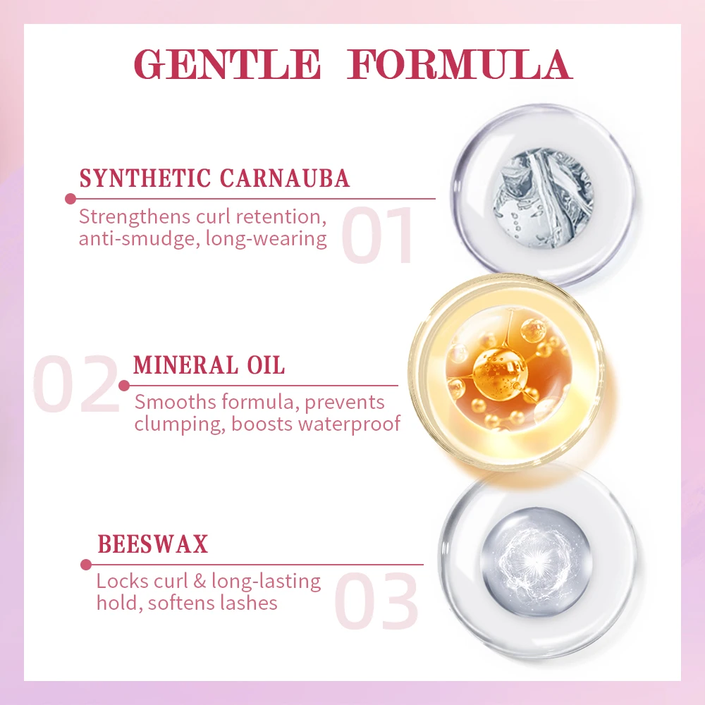 Verlängernde und voluminöse Wimperntusche für einen fächerförmigen Make-up-Effekt. Langanhaltend, klumpenfrei. Geeignet für alle Hauttöne._voghion.com