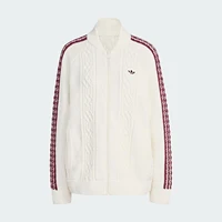 Adidas Originals Veste de sport en tricot à col montant coupe ample pour femme KS7804 3