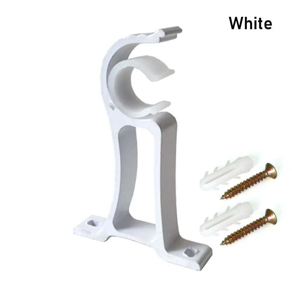 Description Picture 3 of itemSingle Hang Curtain Rod Bracket Thicken Hanger Hook Rod Support Fixing Clip Aluminum Alloy Curtain Crossbar Furniture Hardware