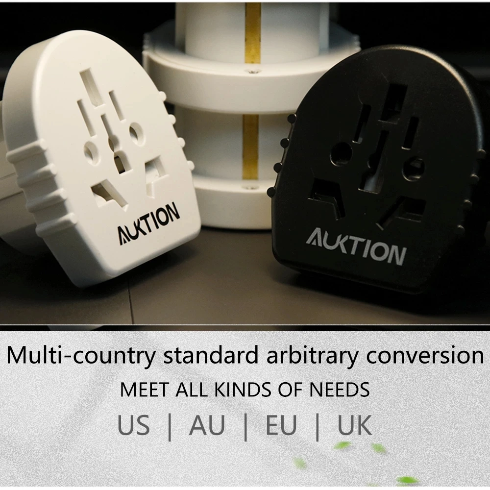 Adaptateur De Voyage Universel - Prise EU 16A 250V - Convertisseur UK/US/AU Vers Europe