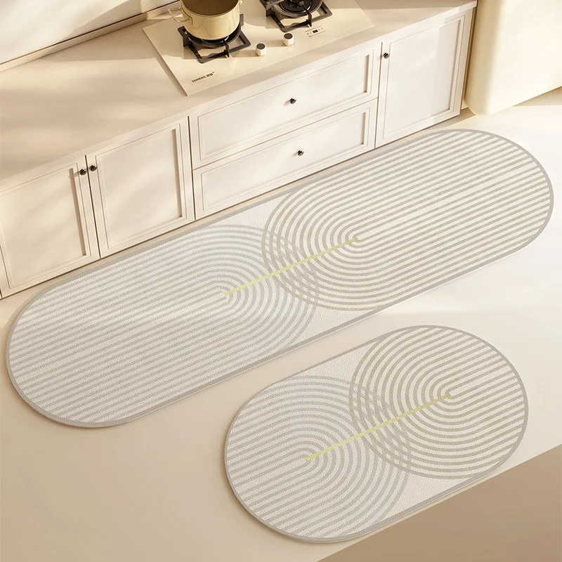 

New Japanese Simplicity Carpets Non-slip Absorbent Long Kitchen Floor Mats Antifouling Rugs for Bedroom Entry Doormat Room Decor