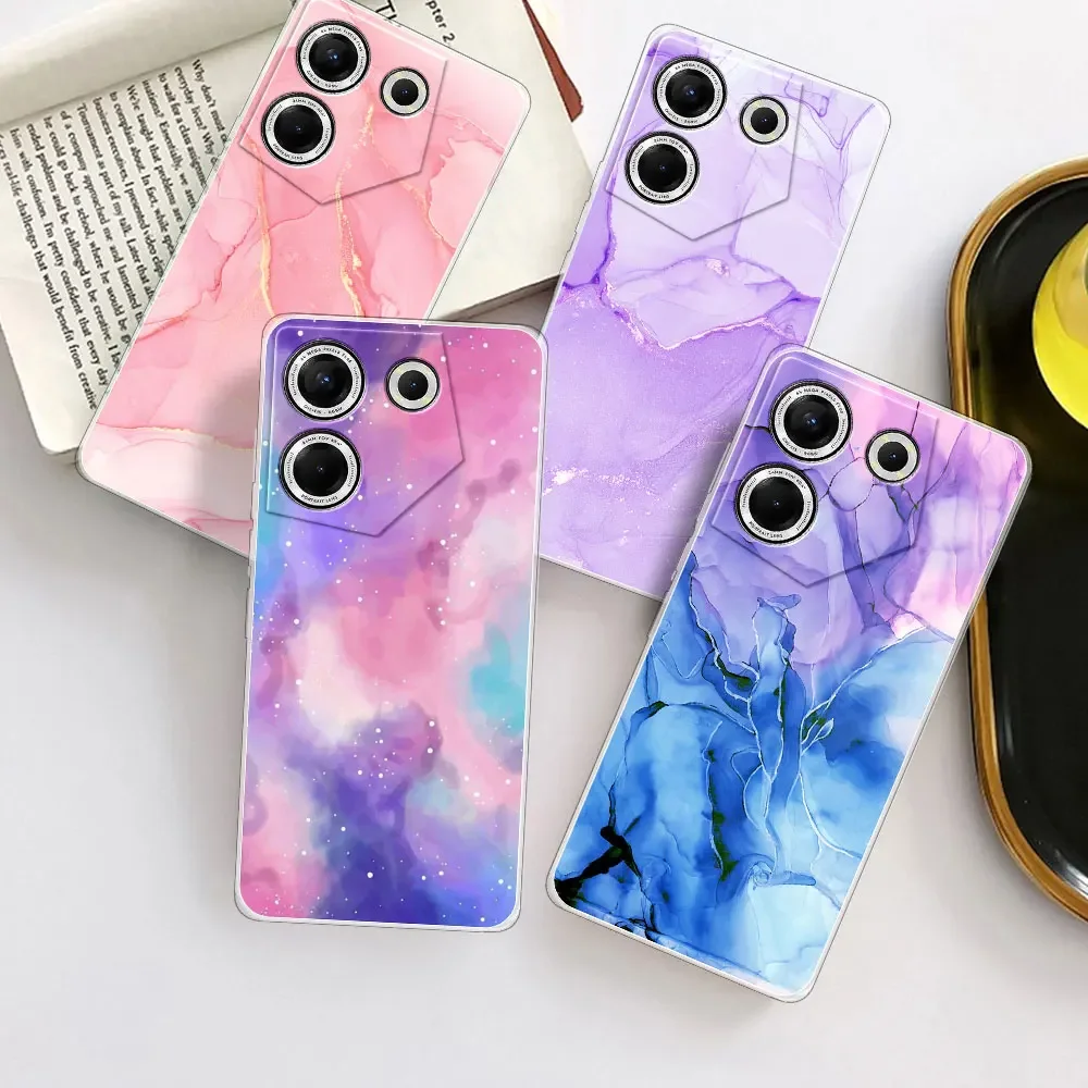 Clear Silicone Soft TPU Phone Case Cover, Scratch-Resistant and Flexible Protective Coque