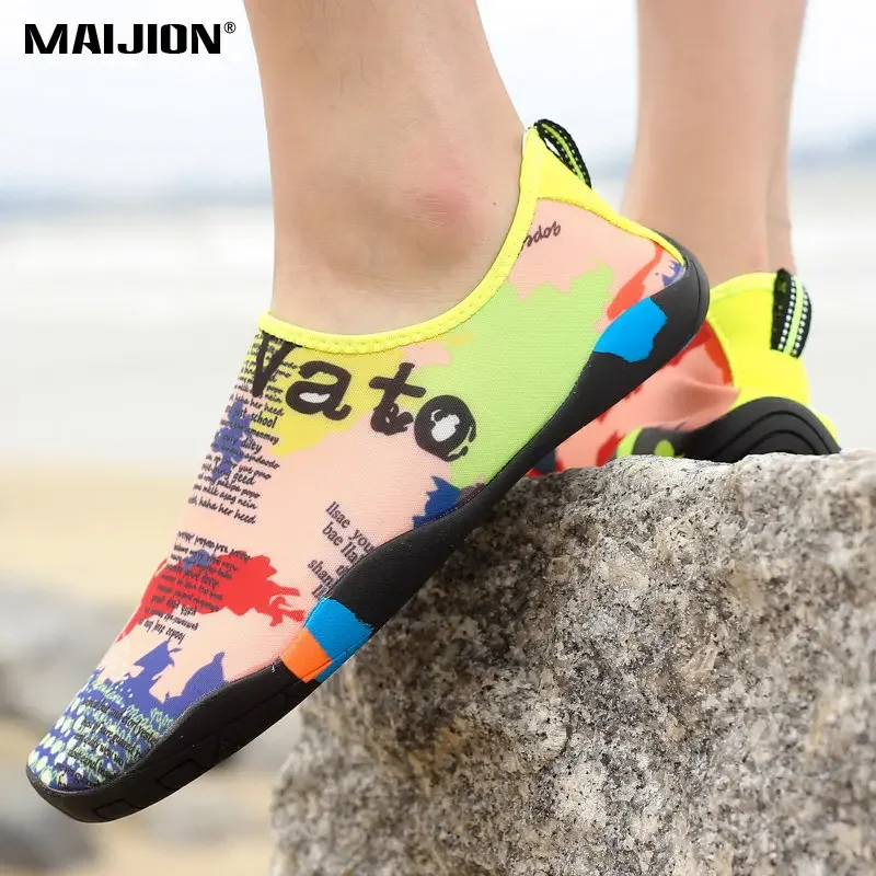 Men Women Aqua Shoes water shoes aqua shoes Sneakers Quick Dry Swimming Footwear Unisex Outdoor Breathable Upstream Beach Shoes