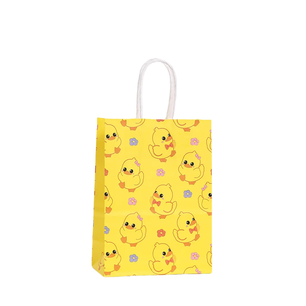 LPZHI Yellow Duck Gift Bags, Cute Duckling-Themed Party Tote Bags for Sweets, Candy, Sm... - SKU YDGB1206 - UGI Packaging