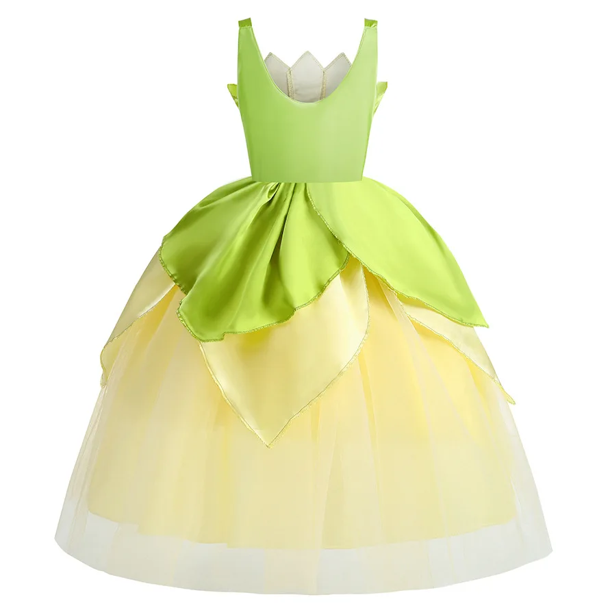 Girls Black Princess Costume Dress - TV Series Inspired Role Play Outfit For Parties