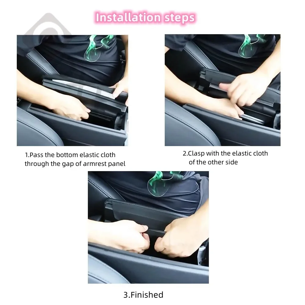 메르세데스 벤츠 GLE W167 GLS X167 2020-2022 자동차 팔걸이 쿠션 안티 스크래치 가죽 센터 콘솔 팔걸이 보관함 패드