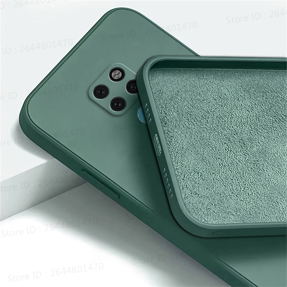 Elegant Soft Candy Silicone Phone Case - Stylish Square Design