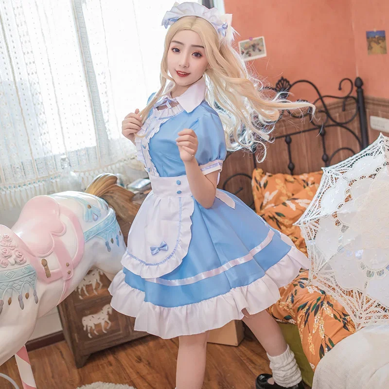 Retro Maid Cosplay Costumes Anime Lolita Kawaii Winter Coat Goth Clothes Women Plus Size lolita dress lolita suspender dress lolita cosplay costumes suspender dress lolita skirt lolita blouses gothic gowns
