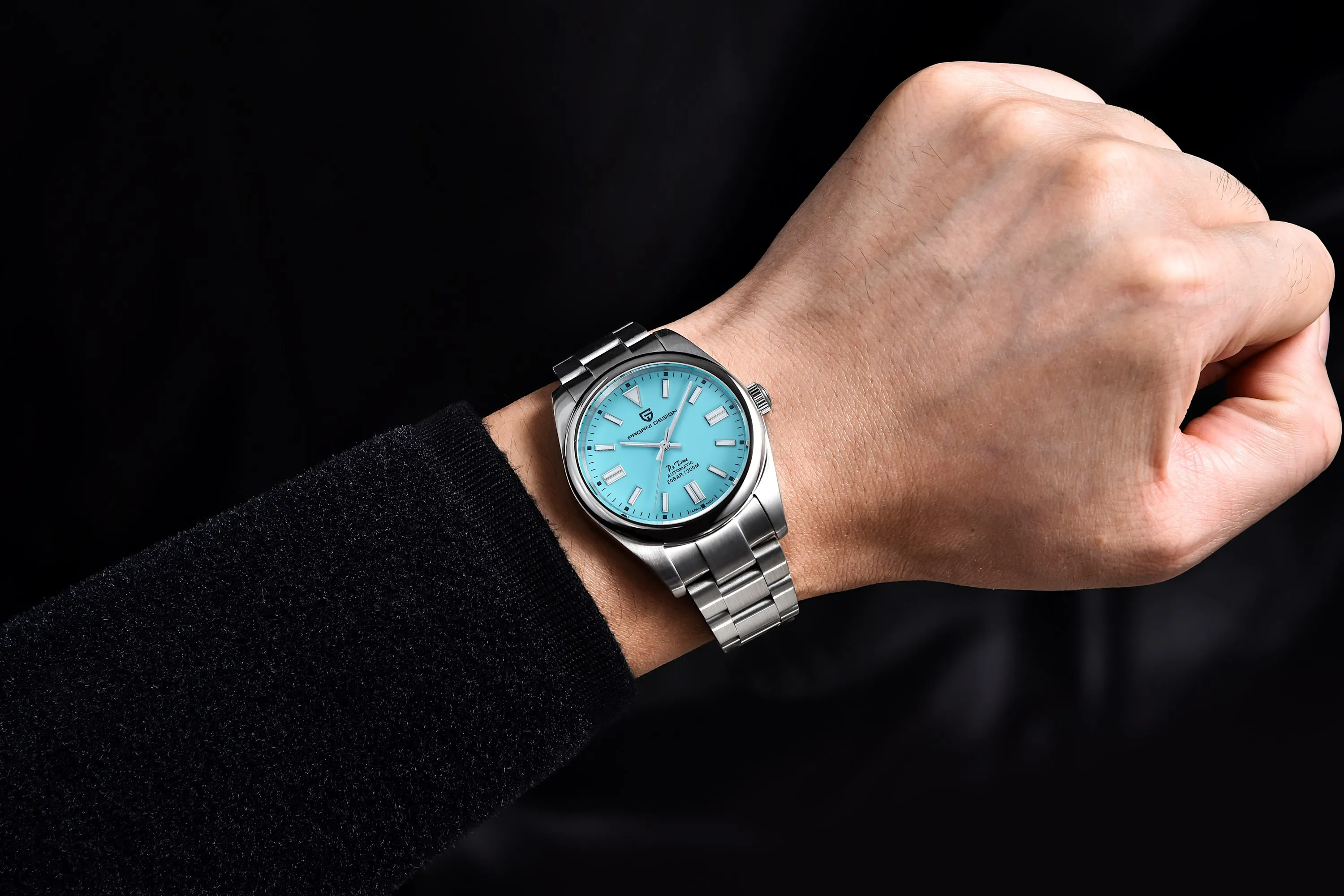 Мужские автоматические механические часы PAGANI Design, водонепроницаемые  часы с сапфировым стеклом Nh35a из нержавеющей стали, 2022 м, 200 |  Наручные часы | АлиЭкспресс