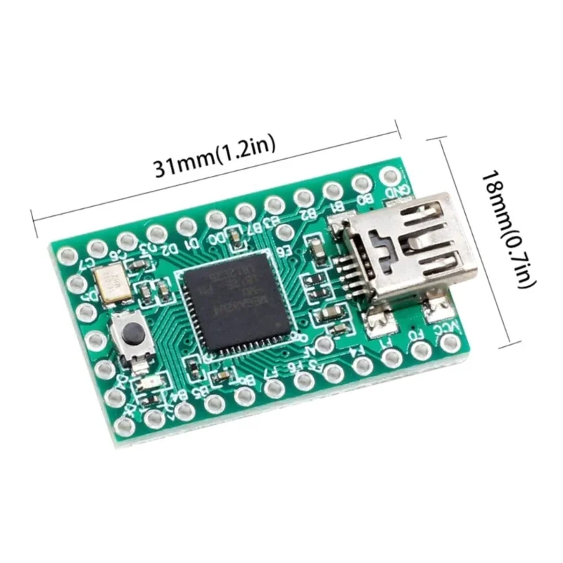 Teensy 2.0 USB AVR 개발 보드 ATMEGA32U4 ARV 마이크로 컨트롤러 개발 및 학습 실험 보드