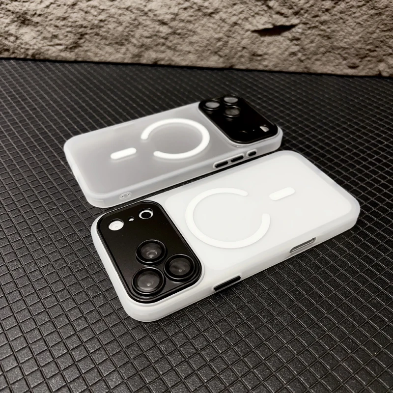 Luxury Matte Armor MagSafe Magnetic Shockproof Phone Case - Premium Back Cover