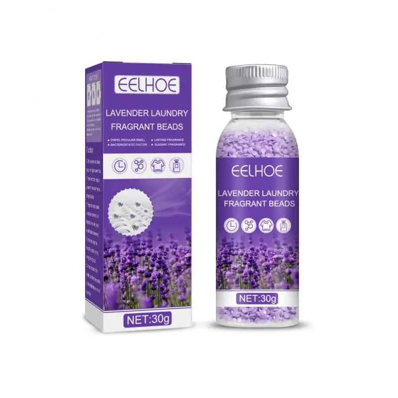 Laundry Beads EELHOE Laundry Beads Laundry Clothing Lasting Lavender Fragrance Beads Portable Protective Clothing Supple Detergent