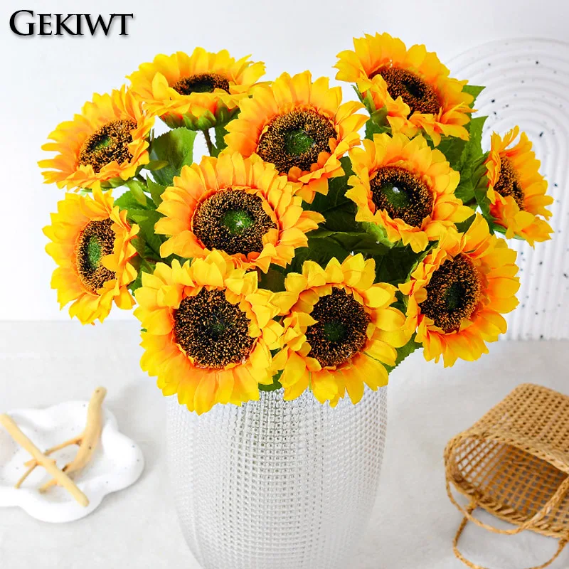 Sunflower Artificial Flowers Bouquet 5/10/20pcs