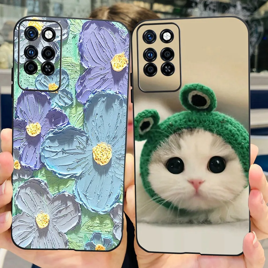 Cute Painted Soft TPU Shockproof Phone Case
