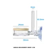Aquarium CO2 atomizer transparent CO2 diffuser refiner integrated PC material special ceramic sheet fish tank CO2 atomizer 2